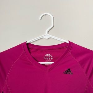 Adidas Athletic Fitted Long Sleeve T Shirt